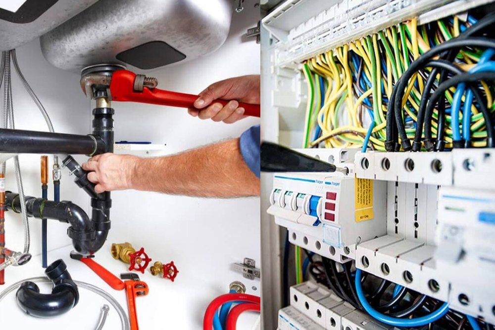 Plumbing and electrical work